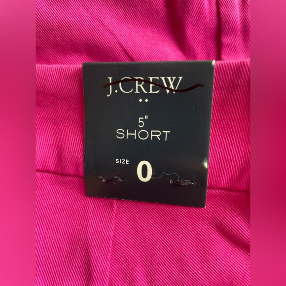 New J.Crew Women Chino Pink Shorts Size 0 - Picture 5 of 8
